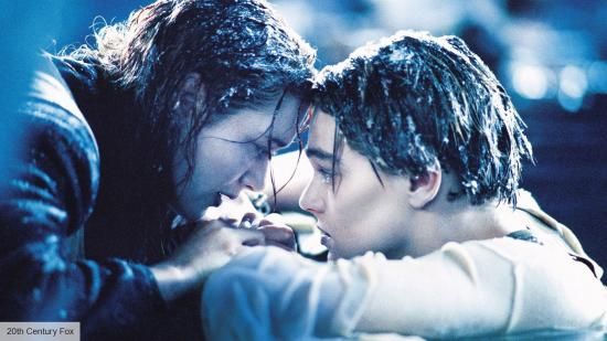 Jack a Rose sa lúčia v Titanicu