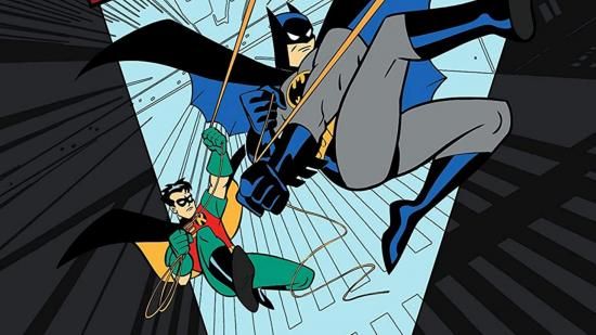 Слика Бетмена и Робина како се појављују у Батман: Тхе Аниматед Сериес.