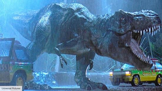 Аниматроника T-Rex на Джурасик парк всъщност тероризира екипа на филма