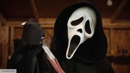 Najlepšie hororové filmy Netflix: Ghostface v Scream 4