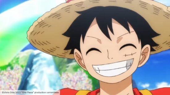 One Piece Film Red: Luffy hymyilee Utalle