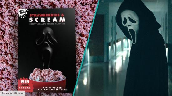 Raňajkové cereálie Scream sú teraz k dispozícii na predobjednávku s hovoriacou zberateľskou krabičkou Ghostface