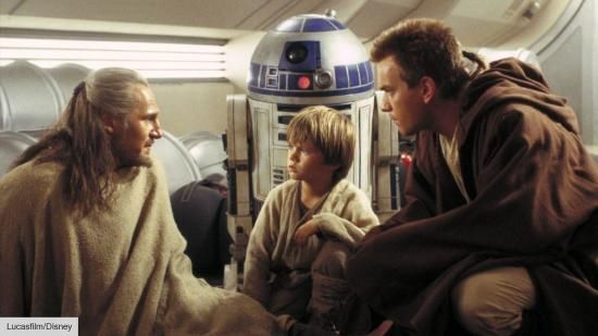 Ewan McGregor und Liam Neeson in „Star Wars: Die dunkle Bedrohung“.