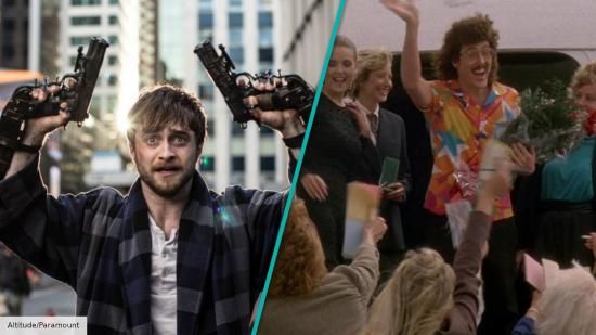 Daniel Radcliffe am Set von „Weird Al“-Biopic nicht wiederzuerkennen